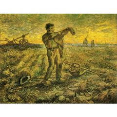 Evening: The End of the Day, after Millet Painting Reproduction