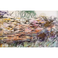 Water-Lilies, right half Painting Reproduction
