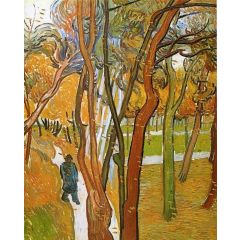The Walk: Falling Leaves Painting Reproduction