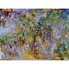 Wisteria, right half Painting Reproduction