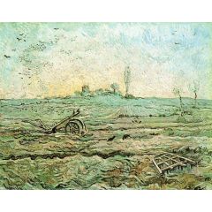 The Plough and the Harrow, after Millet Painting Reproduction