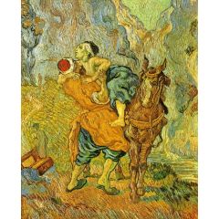 The Good Samaritan, after Delacroix Painting Reproduction