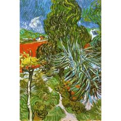 Doctor Gachet’s Garden in Auvers Painting Reproduction