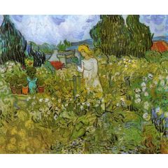 Marguerite Gachet in the Garden Painting Reproduction