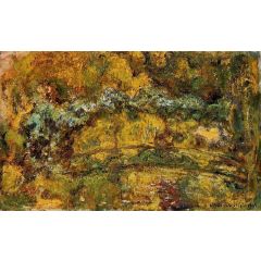 The Footbridge over the Water-Lily Pone Painting Reproduction