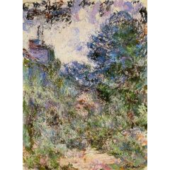 The House Seen from the Rose Garden Painting Reproduction