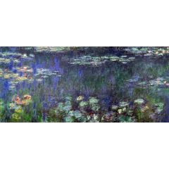 Green Reflection, left half Painting Reproduction