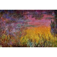 Sunset, left half Painting Reproduction