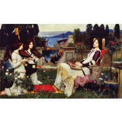 Saint Cecilia Painting Reproduction