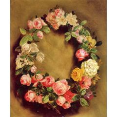 Crown of Roses Painting Reproduction