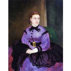 Portrait of Mademoiselle Sicotg Painting Reproduction