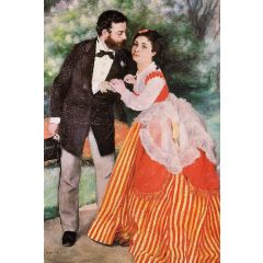 Alfred Sisley with His Wife Painting Reproduction
