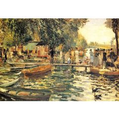 La Grenouillere Painting Reproduction