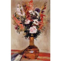Roses in a Vase Painting Reproduction