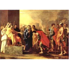 Continence of Scipio Painting Reproduction