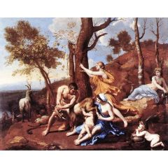 The Nurture of Jupiter Painting Reproduction