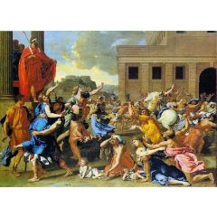 Rape of the Sabine Women Painting Reproduction