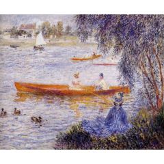 Boating at Argenteuil Painting Reproduction