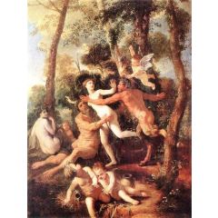 Pan and Syrinx Painting Reproduction