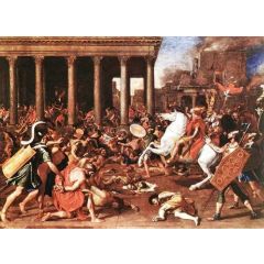 The destruction of the Temple at Jerusalem Painting Reproduction