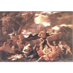 Bacchanal: the Andrians Painting Reproduction