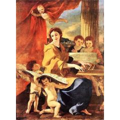 St Cecilia Painting Reproduction