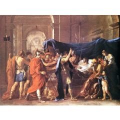 The Death of Germanicus Painting Reproduction