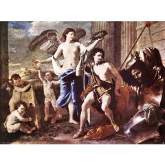 The Triumph of David Painting Reproduction