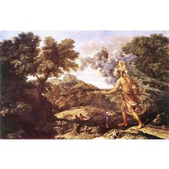 Landscape with Diana and Orion Painting Reproduction