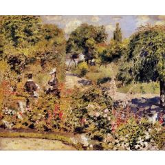 The Garden at Fontenay Painting Reproduction