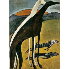 Os galgos Painting Reproduction
