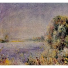 Banks of the River Painting Reproduction