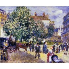 Place de la Trinite, Paris Painting Reproduction
