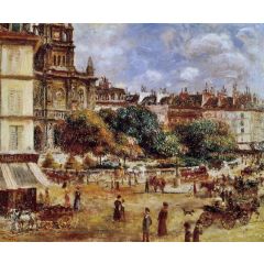 Place de la Trinite, Paris Painting Reproduction