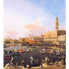 Venice, Bacino di San Marco on Ascension Day Painting Reproduction