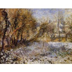 Snowy Landscape Painting Reproduction