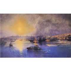 Constantinople Sunset Painting Reproduction