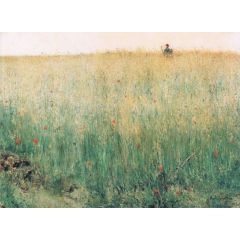 Oat Field, Grez Painting Reproduction