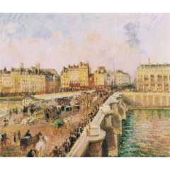 Pont Neuf, Afternoon, Sunshine Painting Reproduction