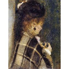 Young Woman with a Veil Painting Reproduction