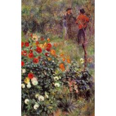 The Garden in the Rue Cortot at Montmartre Painting Reproduction