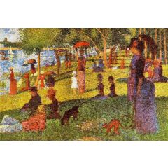 An Afternoon at La Grande Jatte Painting Reproduction