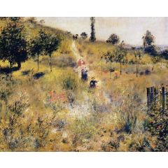 Path Leading through Tall Grass Painting Reproduction