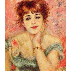 Jeanne Samary, also known as La Reverie Painting Reproduction