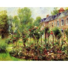 The Rose Garden at Wargemont Painting Reproduction
