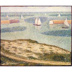 Port-en-Bessin, Entrance to the Outer Harbor Painting Reproduction