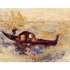 Venetian Gondola Painting Reproduction