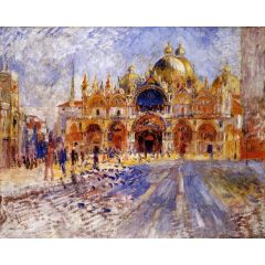 The Piazza San Marco, Venice Painting Reproduction