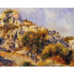 Rocks at l’Estaque Painting Reproduction