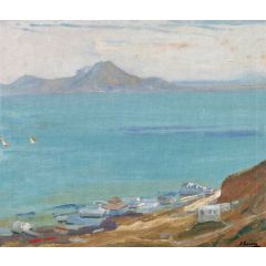 The Bay of Tunis Painting Reproduction